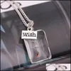 Anhänger Halsketten Löwenzahnsamen Anhänger Halskette Wunschschmuck Doppelseitiger Kristallschmuck Inspiriertes Geschenk für Frauen Mädchen Drop Deliv Dhxxk