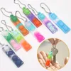 Dimple Rainbow Push Bubble Ferdget Toy Keychain Pendants Antistress Sensory Stress Relief Squishy Toys for Adults Enfants Gift