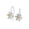 Boucles d'oreilles pendantes Vintage femmes fleur goutte accessoires bijoux suspendus rétro amis cadeau