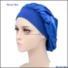 Gorro/crânio tampas noturnas chapéus de dormir para mulheres chapéu de mulher gorjeta gentile ladra durags touca de chuveiro durag pacote por atacado wide br dh8lp