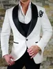 Marineblauwe vlinder Jacquard Groom Tuxedos in reliëf driedimensionaal patroon heren blazer trouwjurk prom kleding multi-colour optioneel