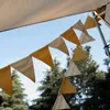 Décoration de fête Camping Pennant 22 drapeaux Vintage 6M Festival anniversaire drapeaux de mariage toile