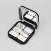 Empty Magnetic Beauty Small Compact Make Up Palette with Mirror for Depositing Eye Shadow Blush Contour Bronzer Highlighter