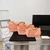 2022 Heiße verkaufte Frauen Luxus Schulter -Crossbody Handtasche Beliebt 19 Geldbeutel Top Griff Dekorieren Sie Gold und Silber Metall kleiner Mediun groß B