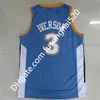 Großhandel billige Männer #3 Allen Iverson Trikot 100% genähtes Stickbasketballtrikot