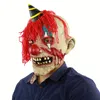 Halloween-Spielzeug, Horror-Plüsch, blutiger Clown, Latexmaske, Spukhaus, Kopfbedeckung
