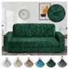 Campa de cadeira Velvet Jacquard Sofá Tampa de altura alongada Toque fino Fabirc Slipcover para sala de estar Protetor de mobiliário 220906