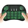 7 CORES I8 Teclado Backlight Backlight Air Mouse Controle remoto sem fio para caixa de TV Smart TV Touchpad PC