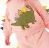 Long sleeve children clothing sets baby suit cartoon child clothes set factory price