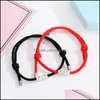 Bracelets de charme Diffone Bracelet de couple magnétique pour les amoureux Classique Longue distance Tactile Braslet Ensemble Jumelé Brazalete Amis Vipjewel Dh1Ti