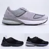 New M990 990 V5 Designer Skate Shoes Grey Triple Black Men Women Sports Low Sneakers 36-442367