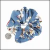 Bandas da cabeça pequenas Floral Floral Floral Greito Círculo Círculo Sem Estreado Ring Anel de Cabelo Jóias Femininas Droga Droga 2021 DHSELLER2 DHEIW