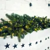 Faux Floral Greenery 1020pcs Artificial Pines Plants Fake Plants Fake Wreath Garland Decorações para casa Ornamento de Natal Tree Diy Craft J220906