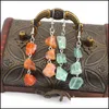 Dangle Chandelier Natural Crushed Stone Rough Crystal Agate Dangle Earrings Wholesale Women Jewelry Drop Delivery 2021 Dhseller2010 Dh30Z