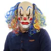 Halloween-Spielzeug, lockiges Haar, kahlköpfiger Clown, Halloween-Tanz-Performance-Requisiten, Horror-Geist, lustige Latex-Maske, Großhandel