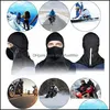 Motorradhelme Motorradhelme Winter Radfahren Gesicht Fleece Halten Sie warme winddichte Mütze Clava Angelhut Kopfbedeckung Wanderwanderung Ski Maskmo Dhyqa