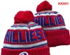 PHILADELPHIA Beanie NY North American Baseball Team Side Patch Winter Wool Sport Knit Hat Skull Caps A1