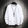 Men's Hoodies Sweatshirts Mens Casual Hoodie Men Fake Two Pieces Multi Color O-Neck Fashion Harajuku Style Male Sweatshirt 220907