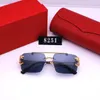 Man Carti Glasses Designer Sunglasses Eyeglasses مصمم أصلي للرجال الشهير المشهور الكلاسيكي الرجعية للنساء الفاخرة بالجملة مع صندوق