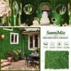 Faux Floral Greenery 6040Cm Artificial Plants Grass Wall Background Flowers Wedding Box Hedge Panels For IndoorOutdoor Garden Wall3398789