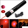 Pointeurs laser 303 2In1 Red Laser Pen Pointer 5Mw 650M Powerf Star Pattern Burning Lazer Beam Lightand Batteryandcharger Drop Deliver Dhhr6