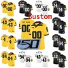 American College Football Wear College IOWA Hawkeyes Football Jersey NCAA College 34 Kristian Welch 52 Amani Jones 87 Noah Fant 98 Anthony