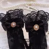 Berets Fashion Princess Wedding Gloves для девочек кружево вечерние детские праздничные аксессуары с выступлением на день рождения лука