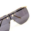 Novo design de moda óculos de sol Z1717U piloto armação de metal escudo lente estilo monograma clássico popular ao ar livre UV400 óculos de proteção