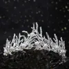 2021 Nouvelles coiffes Super Fairy Wedding White Auze Crown For Women