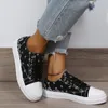 Klassieke canvas flats Sneakers Dames Vrijetijdsschoenen Mode Platform Lage dames enkele schoenen Dikke zolen Snoep Vrouw