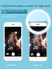 RK12 Telefoonvulling Licht LED Selfie Ring Licht Flashlamp Oplaadbare universele draagbare camerafoto live streaming RK 12