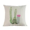 Cuscino il piccolo modello di inchiostro inchi inchiostro di cactus bonso bons bons bonso semplice copertina di divani per casa naturale