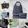 Designers acolchoados textura sacola moda icare maxi couro saco de compras multifuncional bolsas mulheres bolsa com pequena wallet247h