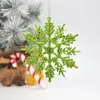 Decorazioni natalizie 12 pezzi di scintillante decorazione per albero di fiocchi di neve, ghirlanda con ciondoli, per feste annuali