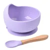 Чашки посуды посуда для детской посуды силиконовой чаши для кормления кормления обучающей тарелки подсасывание для детской посуды для твердой детской тарелки 220907
