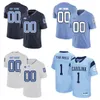 Maglie da calcio personalizzate NCAA College North Carolina Tar Heels 5 Dazz Newsome 1 Khafre Brown 44 Jeremiah Gemmel Tomon Fox Corrales Simmons Jones Fox Howell Chandler