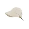 Cappelli con tesa avara Cappello di protezione solare regolabile in tinta unita