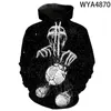 Men's Hoodies Fashion Casual Skeleton 3D Printed Men Women Children Sweatshirts Boy Girl Kids Streetwear Pullover Cool Tops