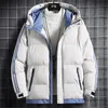 남자 다운 파카 파카 가을 가을 겨울 재킷 후드 두꺼운 따뜻한 패션 캐주얼 패딩 의류 220907