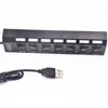 Switch Extension Hub 7 puertos USB2.0 Computadora USB One Drag Seven Splitter