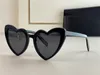 نظارة شمسية جديدة تصميم الأزياء 181 إطار شكل قلب شعبي وبسيط نظارات حماية UV400 في الهواء الطلق