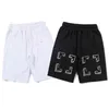 Shorts designer de shorts de verão moda moda de luxo calças esportivas soltas flechas impressas listras reflexivas negra ginástica g5qy