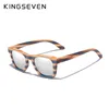 Sonnenbrille KINGSEVEN Handgefertigte Original-Design-Sonnenbrille aus farbigem Holz Vollrahmen-Frauen-Luxusmarke Herrenbrille Brillen Oculos de Sol T220831