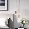 Fuchsia glas pedant ljus modern klocka upphängningslampa rök klar matsal sängen bäddsoffa sida hotell restaurang café bar lampa
