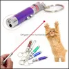 Cat Toys Cat Toys Creative Funny Pet Led Laser Toy for Cats Pointer Pen Interactive Random Color Drop Delivery 2021 Home Garden Supli DHF6P