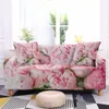 Stuhlhussen, elastisches Sofa für Wohnzimmer, 3D-Rosenblumendruck, Stretch-Schonbezug, Schnittcouch, Ecke, Valentine Deco 220906