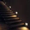 Lâmpada de parede Sandiy Lâmpadas Sensor Nightlight Stairs Robesed Led Light Intelligent SCENCE PAR