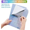 Ink Refill Kits A4 Size Holographic Sticker Paper Printable Laser For Printer DIY Vinyl Waterproof