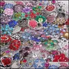 Other Mixed Styles Components Vintage Noosa Chunks 18Mm Snap Buttons For Button Necklace Bracelet Jewelry Accessories Dr Dhseller2010 Dhyrf