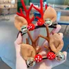 Christmas Decoration Headwear Elk Horn Hair Clip Children's Hair Accessories Hoop